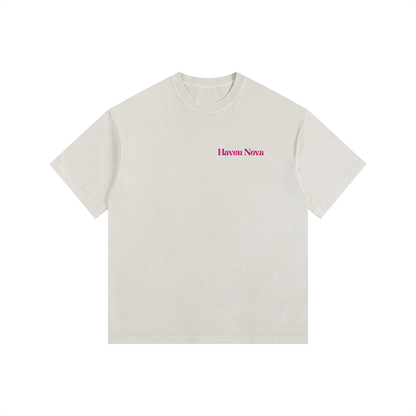 Wavy Haven Nova Vintage Washed Oversized Cotton T-Shirt