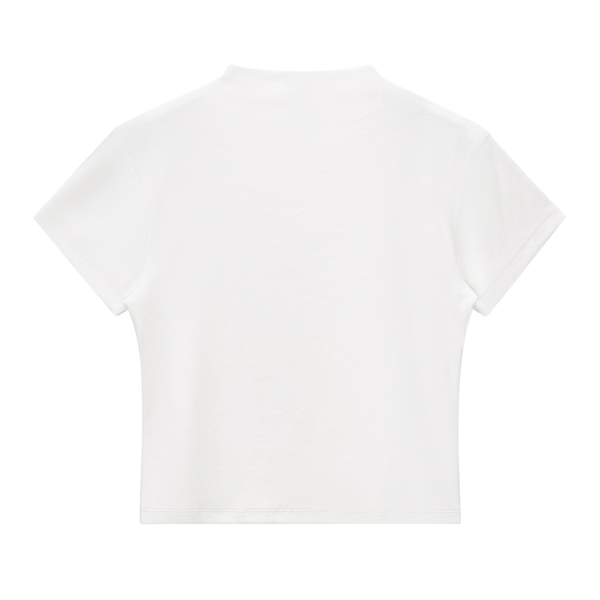 The Lucy Mock Neck Baby Tee