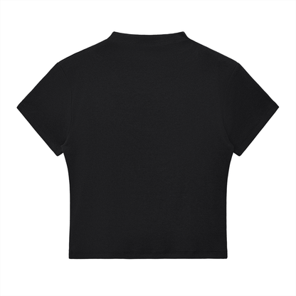 The Lucy Mock Neck Baby Tee