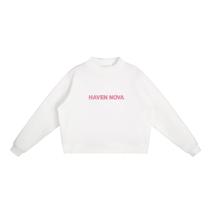 The Madison Mock-Neck Crew Sweatshirt