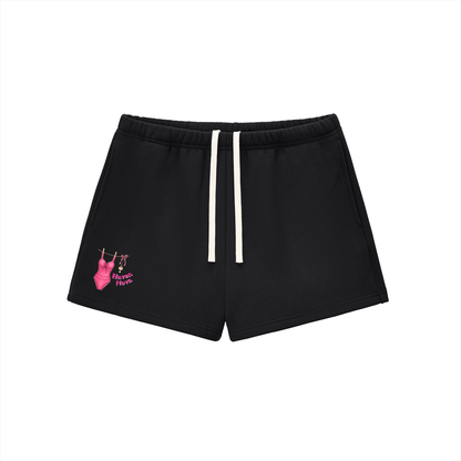 The Samantha Fleece Drawstring Sweatshorts