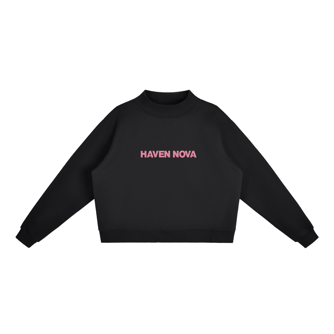 The Madison Mock-Neck Crew Sweatshirt