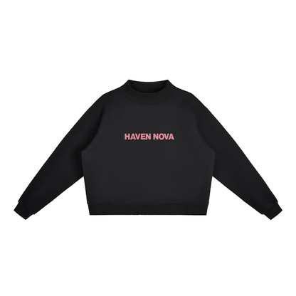 The Madison Mock-Neck Crew Sweatshirt