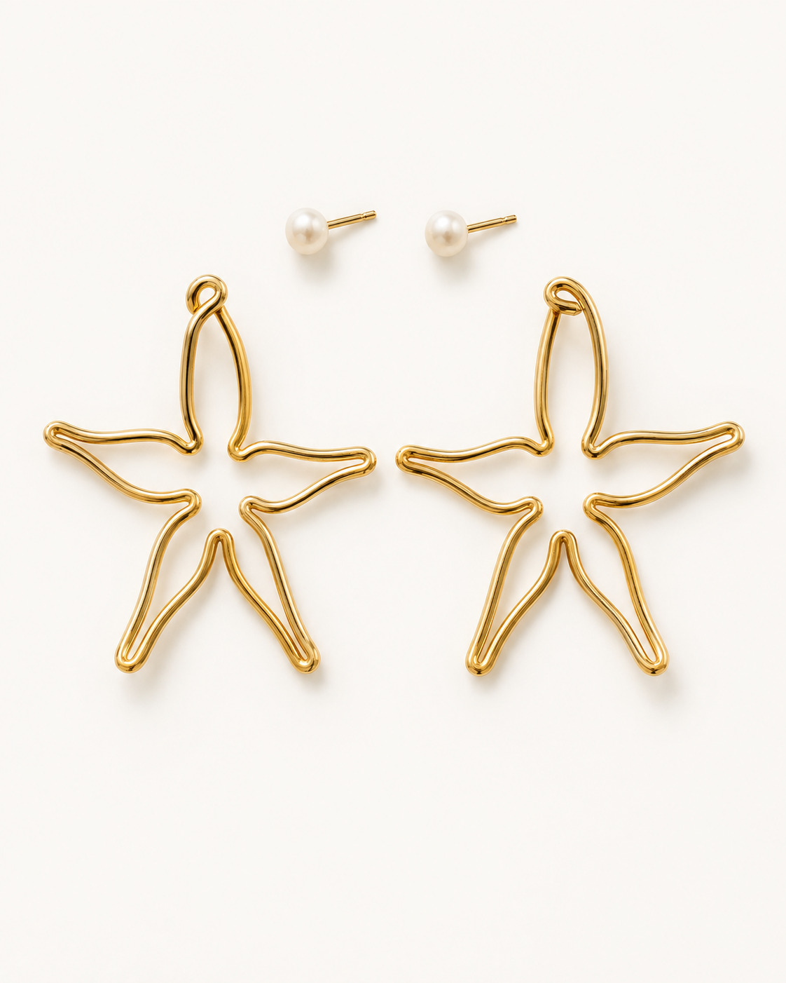 Starfish Earring Jackets