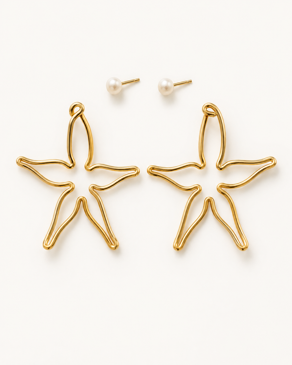 Starfish Earring Jackets