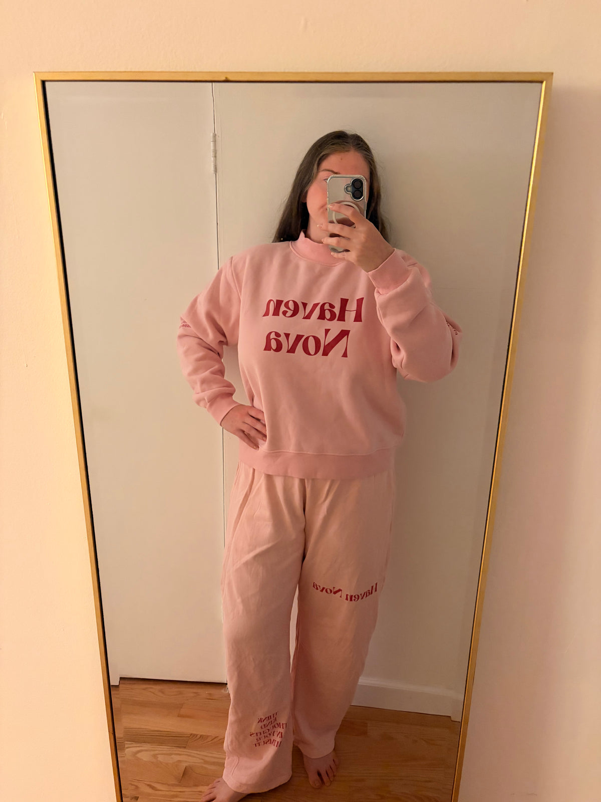 The Samantha Fleece Mock-Neck Crew Sweatshirt
