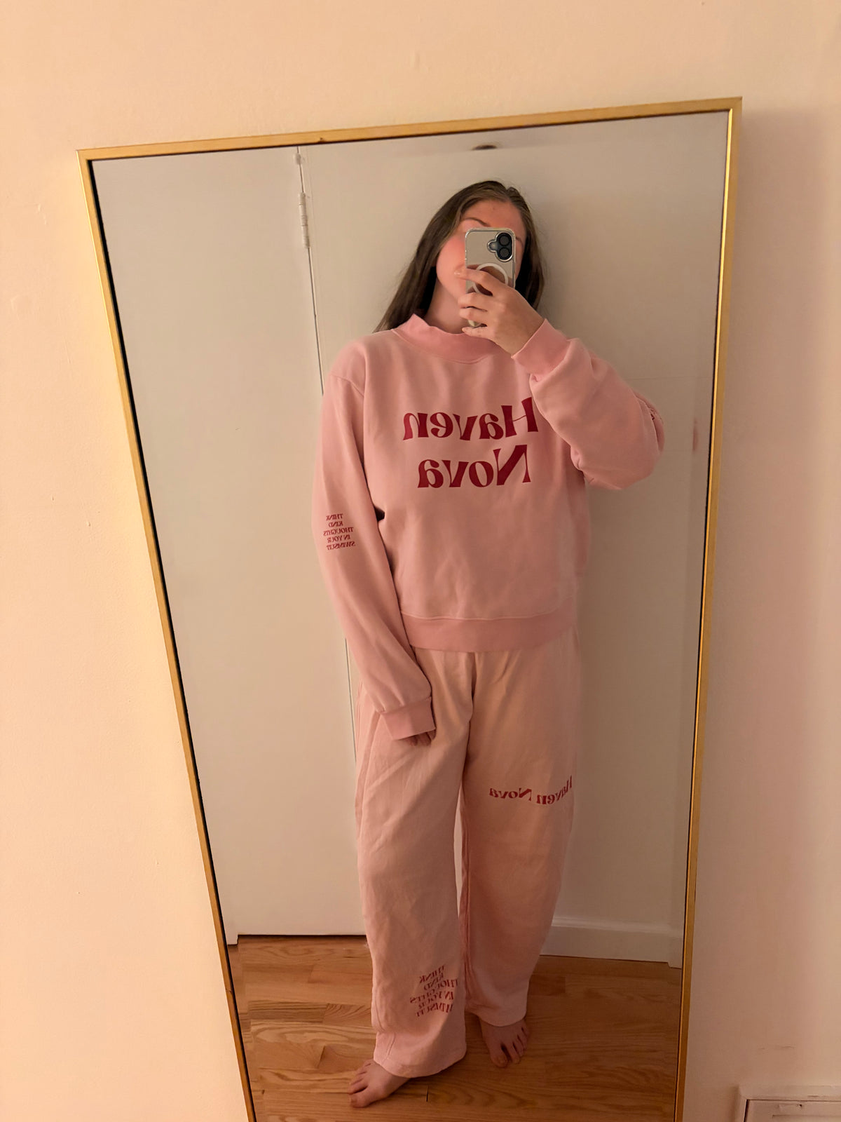 The Samantha Fleece Mock-Neck Crew Sweatshirt