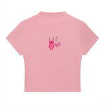 The Lucy Mock Neck Baby Tee 3