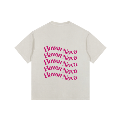 Wavy Haven Nova Vintage Washed Oversized Cotton T-Shirt