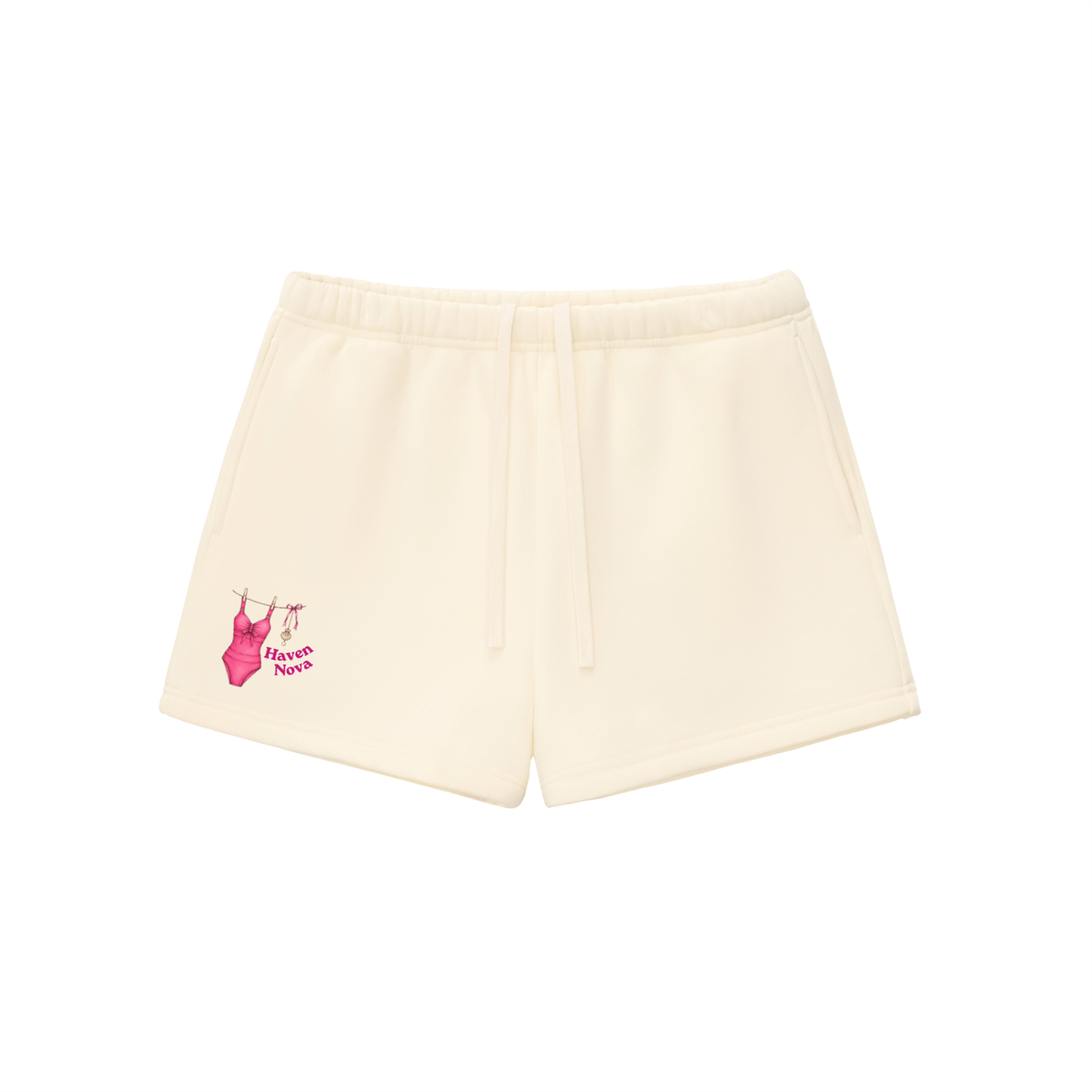 The Samantha Fleece Drawstring Sweatshorts