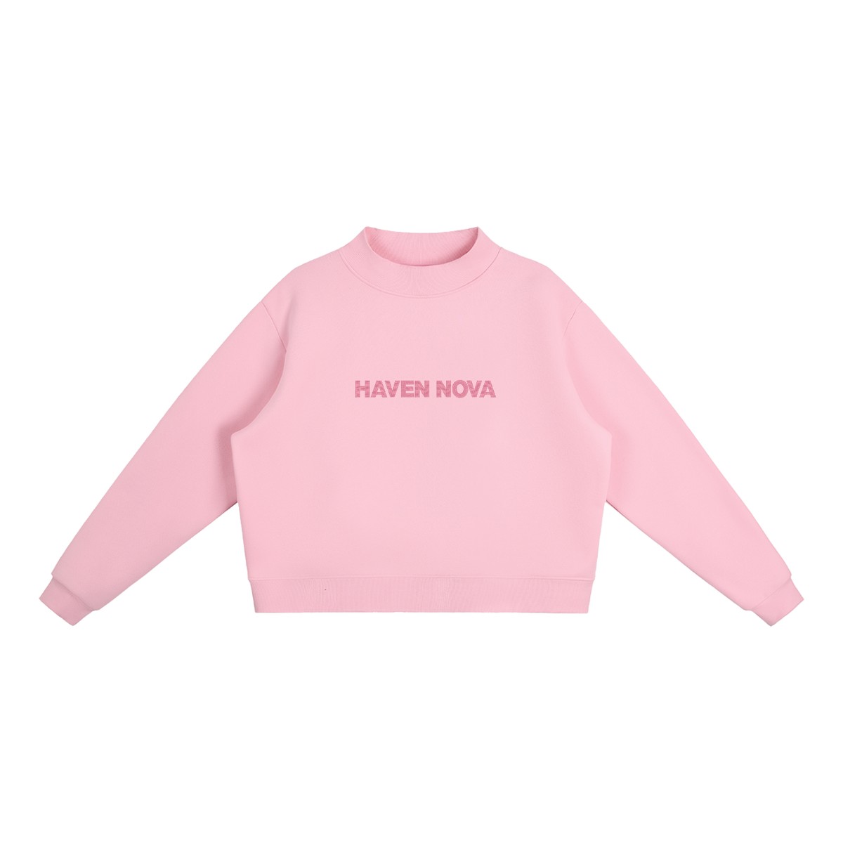 The Madison Mock-Neck Crew Sweatshirt